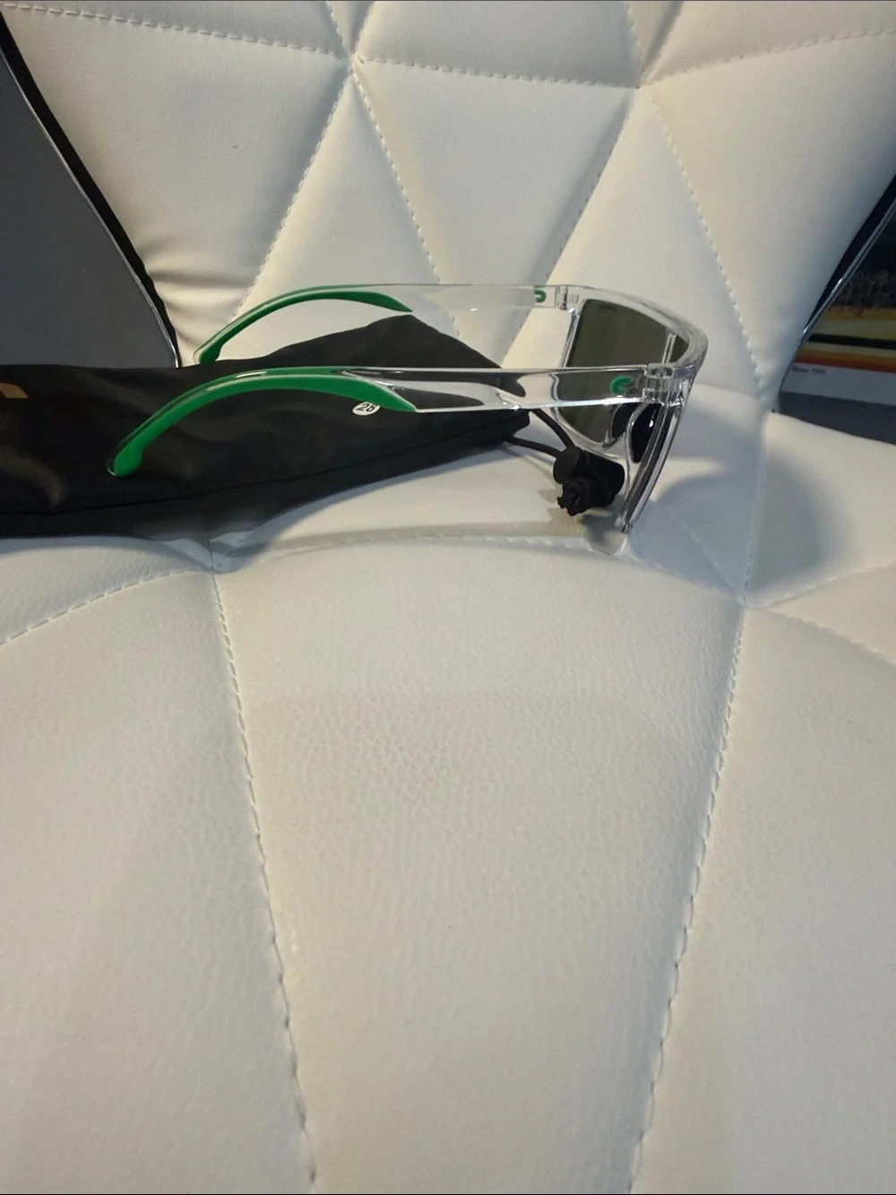 Carrera Unisex Mirrored Shield Sunglasses in Green/Purple